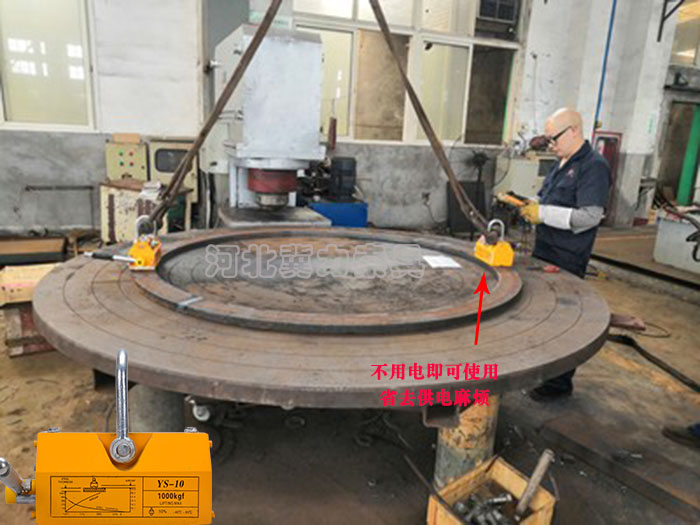 冀力永磁起重器使用現(xiàn)場