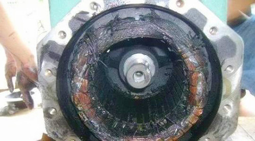 過載導(dǎo)致燒電機